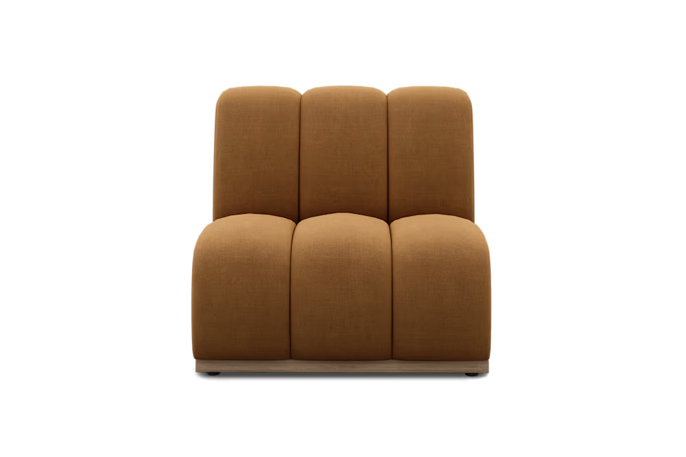 Marlow Performance Bouclé Armless Sofa | Castlery | Castlery US