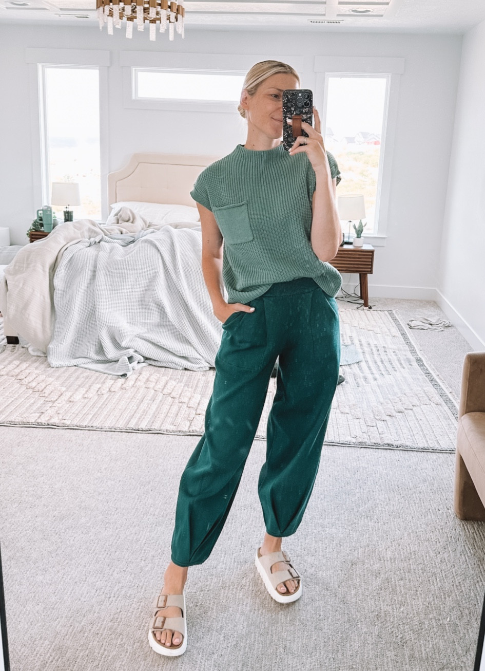 summer travel outfit • amazon version of the free people Freya set • wearing size small • comes in lots of colors • platform Birkenstocks 

#LTKshoecrush #LTKtravel #LTKFind