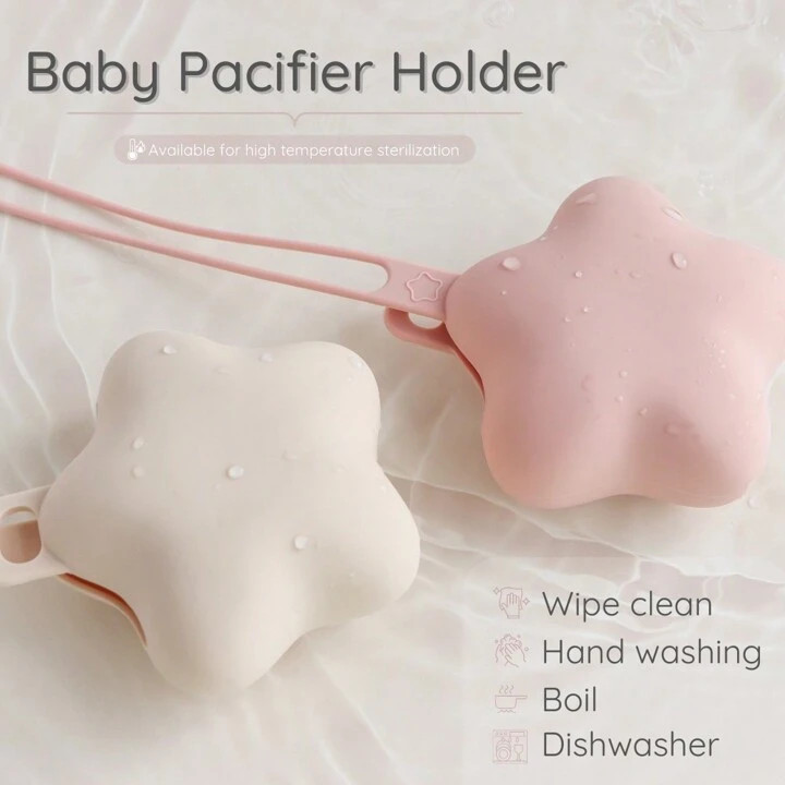 1 Piece Baby Pacifier Holder Case, Portable Pacifier Storage Container,Silicone Baby Pacifier Cov... | SHEIN