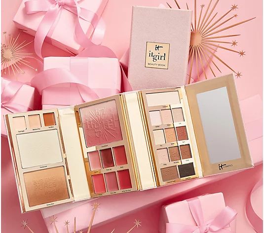 IT Cosmetics Special Edition IT Girl Holiday Beauty Book w/ Gift Box & Bow | QVC