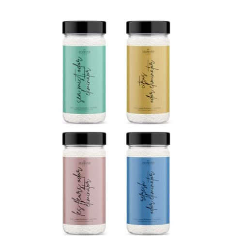 The Diamond Life Home "FRESH Collection" Carpet Powder Bundle – 4-Pack Deodorizing Carpet & Upholstery Freshener – Sea Mist, Citrus, Le Fleurs & Refresh – For Vacuuming, Rugs, Pet Beds & Litter Boxes | Amazon (US)