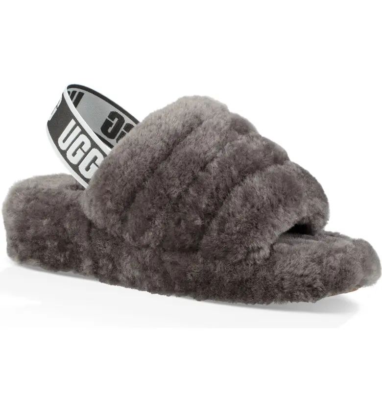 Fluff Yeah Faux Fur Slingback Sandal | Nordstrom