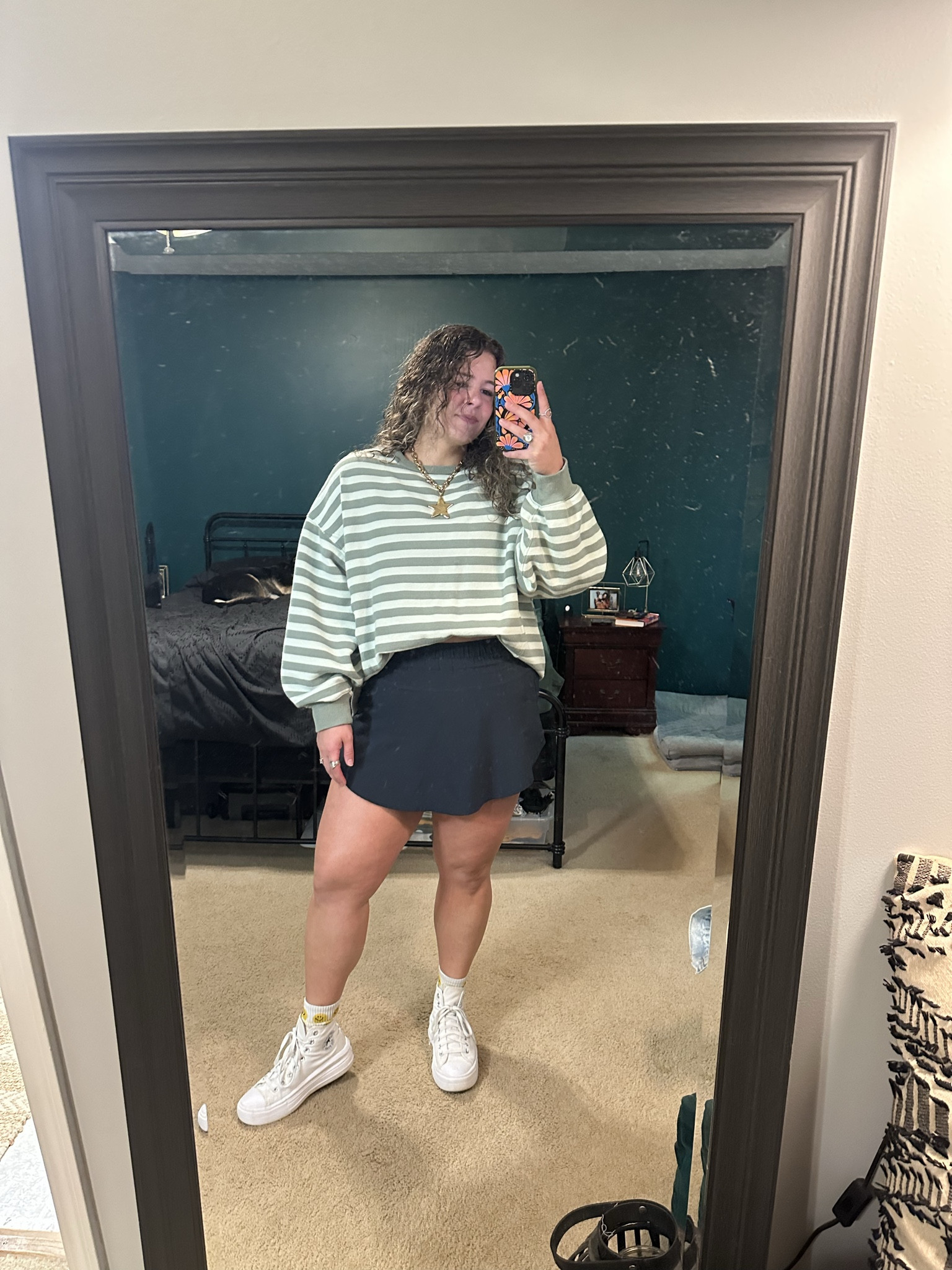 Midsize // mom outfit // outfit inspo // ootd // Amazon find // lounge // toddler mom // aerie 