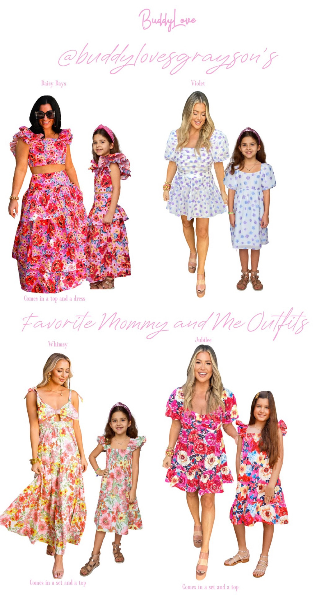 These are favorite looks to match with my girls!😍 Use my code GRAYSON15 for 15% off and match with your little ones🫶🏼

#LTKfamily #LTKkids #LTKsalealert