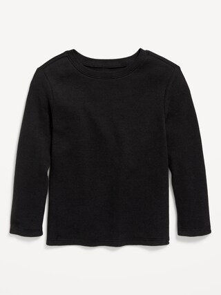Unisex Long-Sleeve Thermal-Knit T-Shirt for Toddler | Old Navy (US)