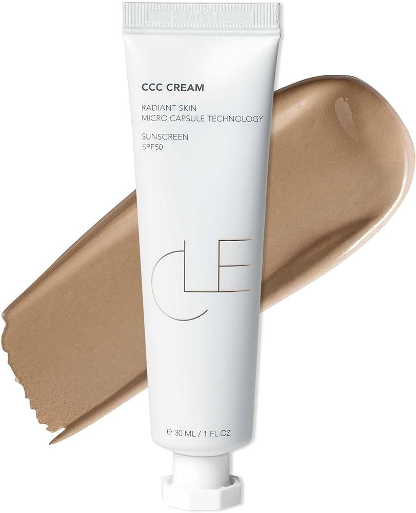 CLE Cosmetics CCC Cream (Warm Medium Light 203 / SPF 50) - Color Correcting CC Cream with Sunscre... | Amazon (US)