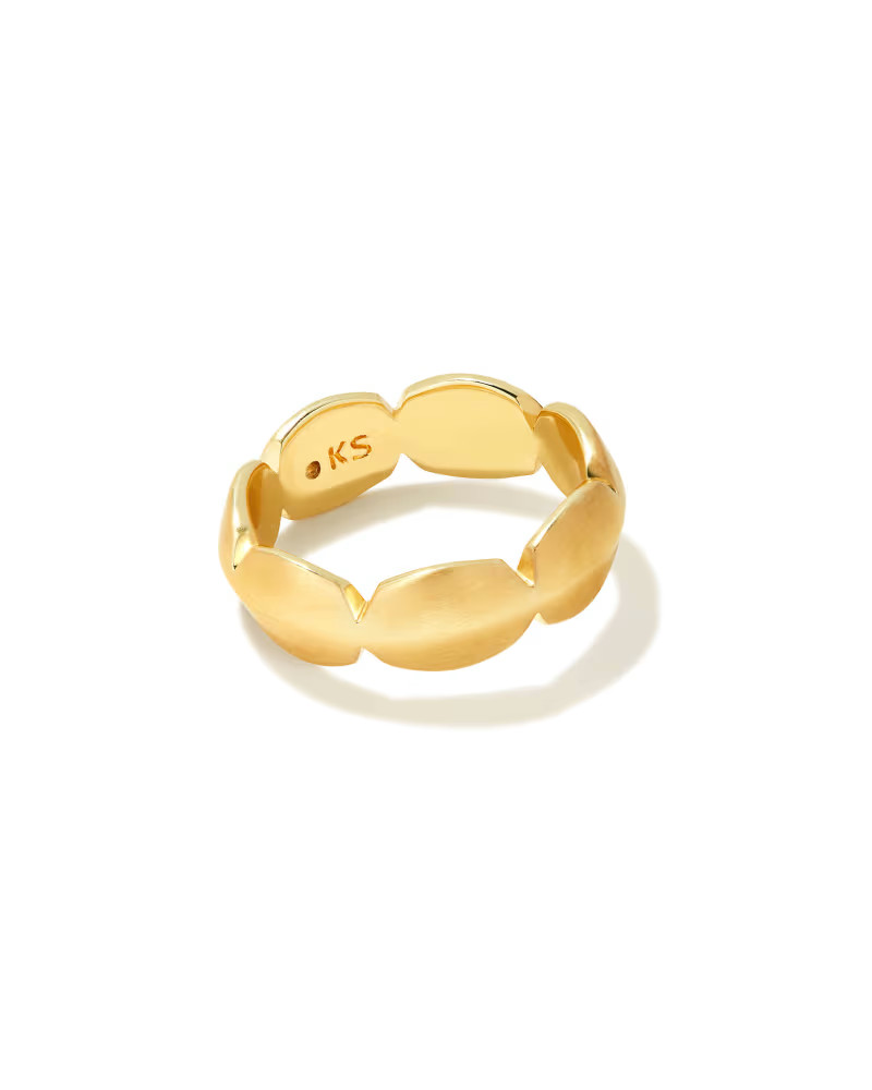 Brooke Band Ring in Gold | Kendra Scott