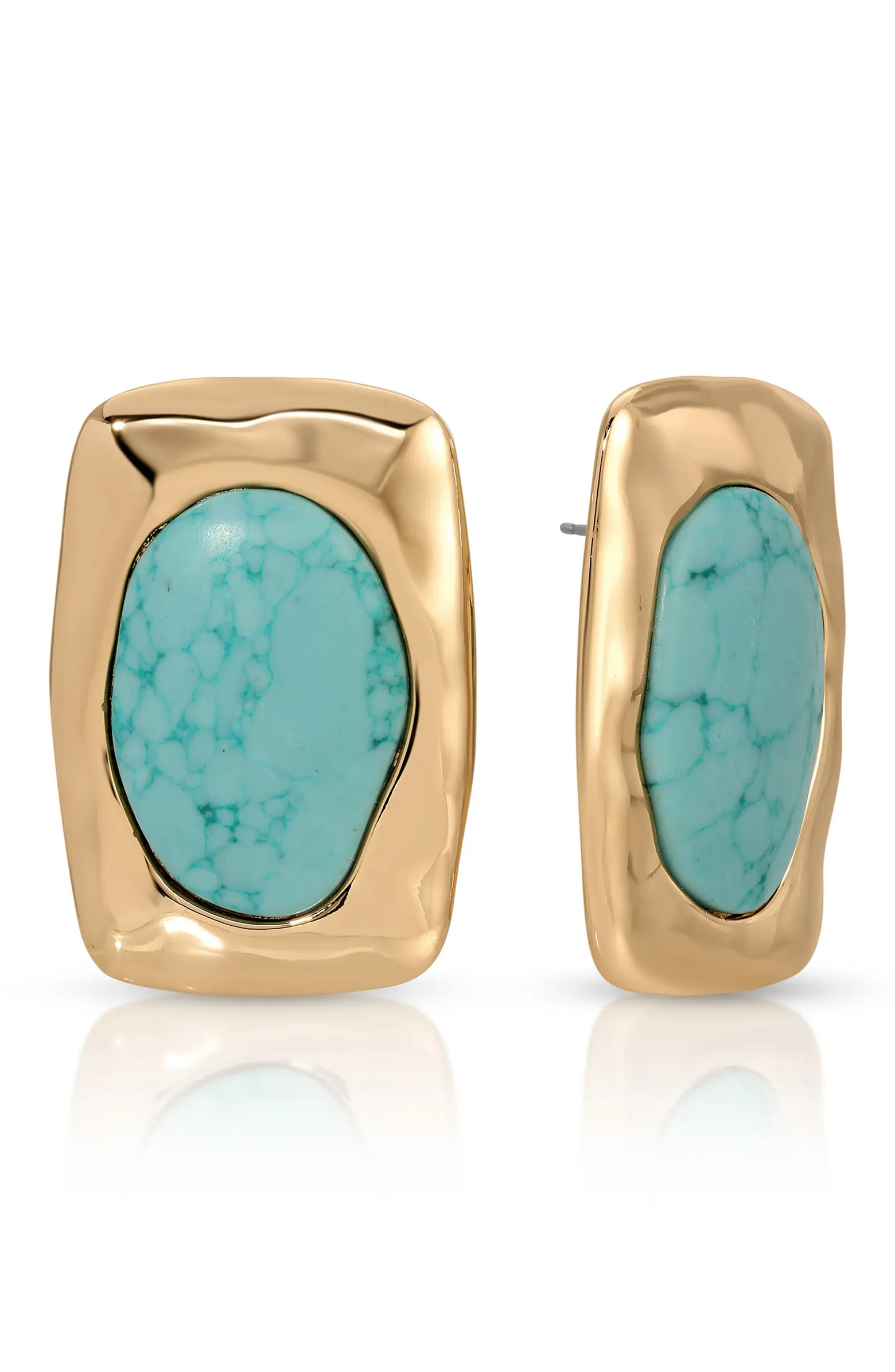 Ettika Hidden Treasures Turquoise Drop Earrings | Nordstrom | Nordstrom