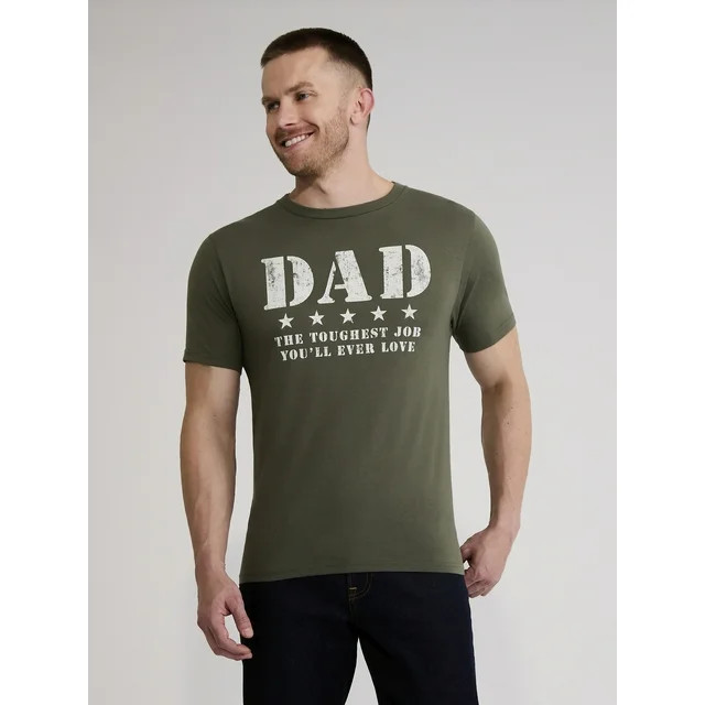 Father's Day Army Ranger Dad Men's and Big Men's Graphic Tee from Way to Celebrate, Sizes S-3XL | Walmart (US)