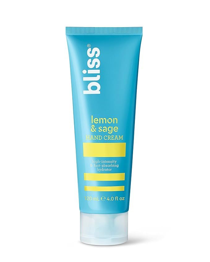 Bliss - Lemon & Sage Hand Cream | High-Intensity & Fast-Absorbing Hand Lotion & Cuticle Cream | N... | Amazon (US)
