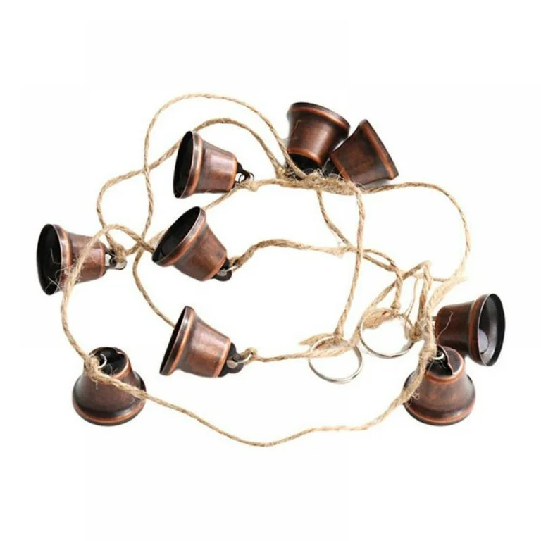 Christmas sale! Vintage Bell Hanging String of 9 Bells Christmas Jingle Bells Wall Hanging Handic... | Walmart (US)