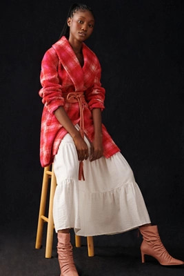 Avec Les Filles Plaid Longline Coat | Anthropologie (US)