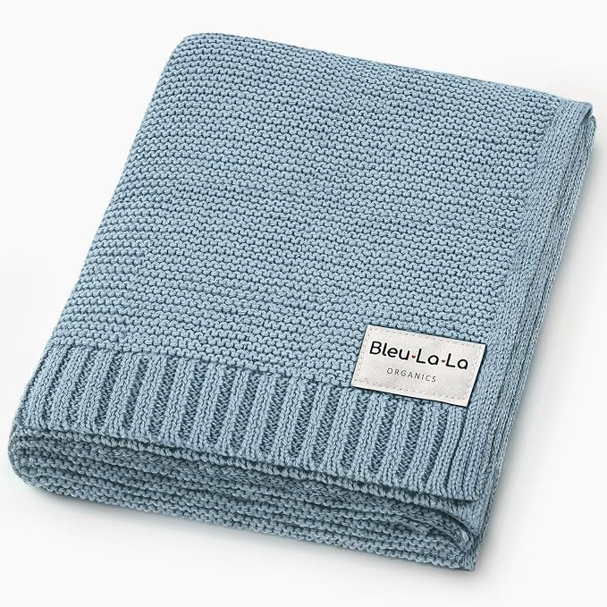 100% Organic Cotton Heritage Knit Textured Baby Quilt Blanket for Boys – Signature Heritage Kni... | Amazon (US)