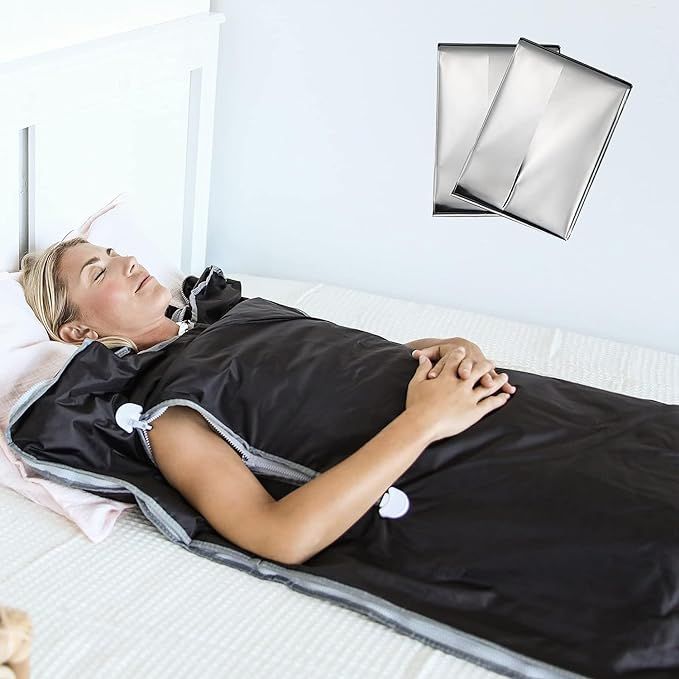 LifePro Sauna Blanket for Detoxification - Portable Far Infrared Sauna for Home Detox Calm Your B... | Amazon (US)