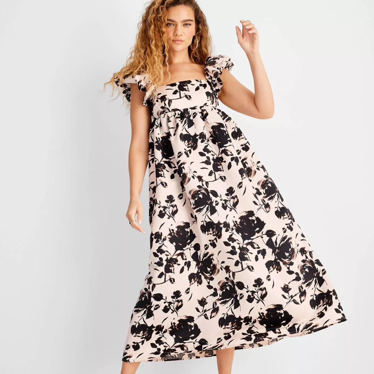 Women's Ankle A-Line Tank Dress - Future Collective Pink Floral | Target