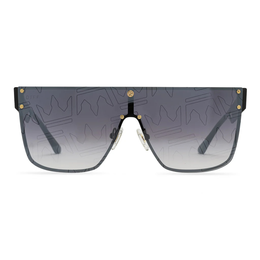 ROBIN ARZÓN - LA REINA + BLACK + GREY GRADIENT SUNGLASSES | DIFF Eyewear