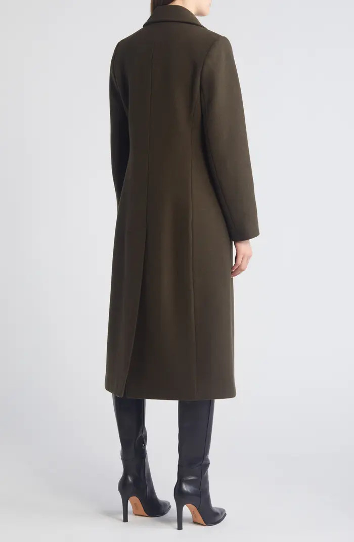 Sam Edelman Single Breasted Wool Blend Reefer Coat | Nordstrom | Nordstrom