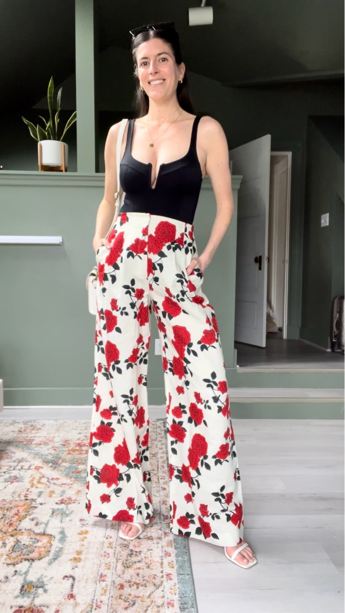 Wearing a medium in the rose pants (it’s a set), small (1) in the bodysuit 

#LTKsalealert