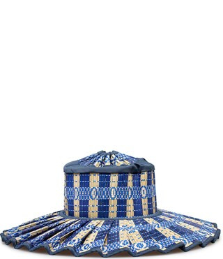 Mediterranean Island Capri Maxi Pleated Straw Sun Hat | Dillard's
