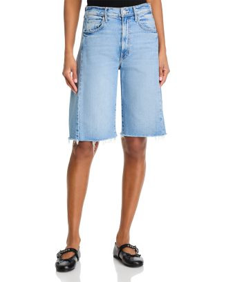 MOTHER The Halfpipe Bermuda Fray Shorts  | Bloomingdale's Women | Bloomingdale's (US)