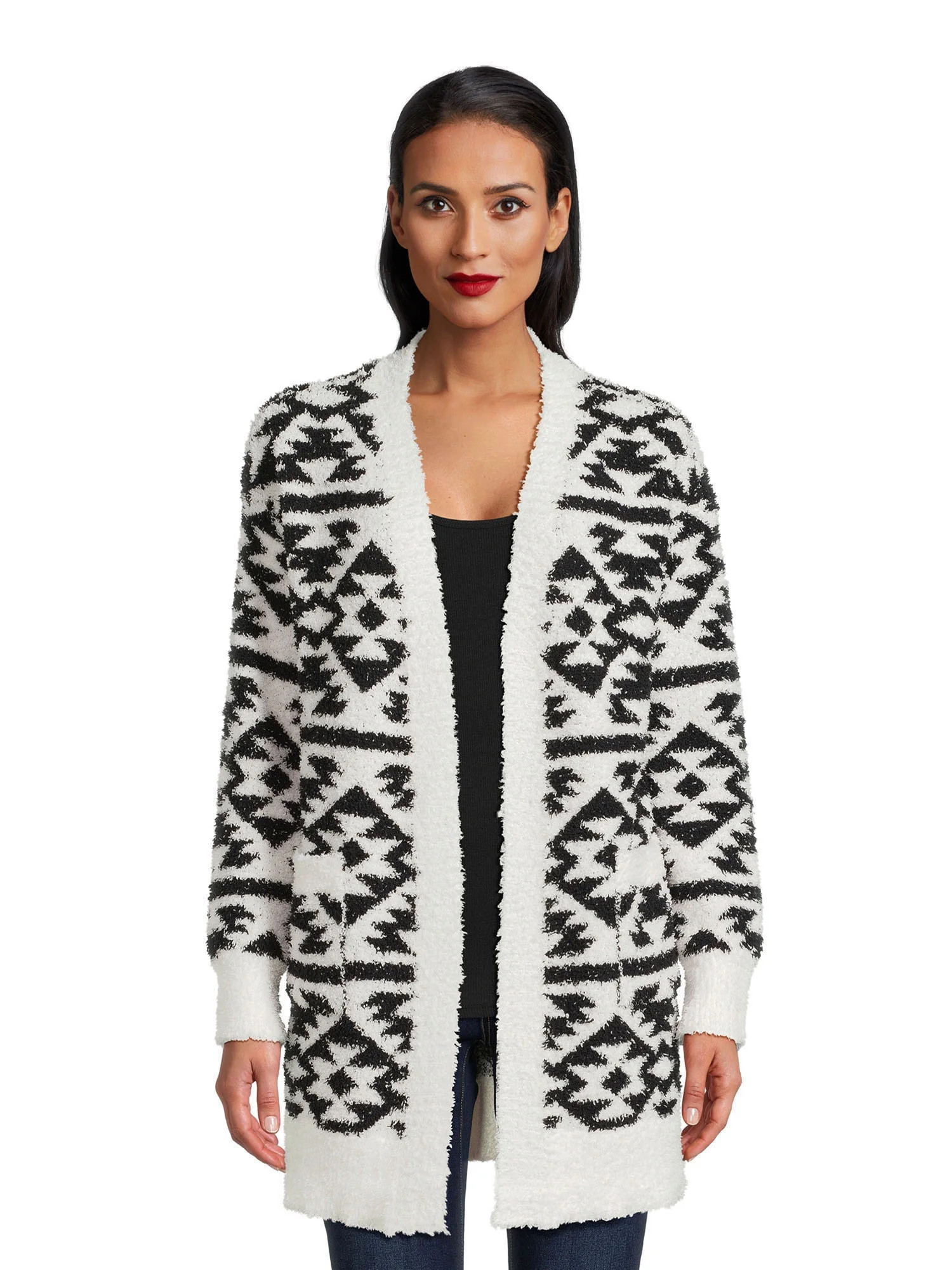 Time and Tru Women's Duster Cardigan Sweater, Midweight, Sizes XS-XXXL | Walmart (US)