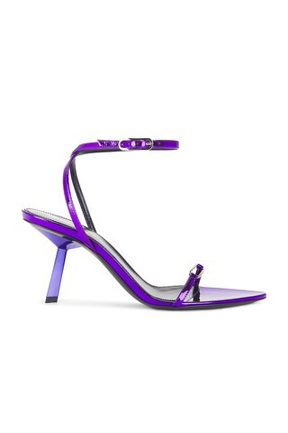 Saint Laurent Kitty Sandal Sandal in Purple | FWRD 