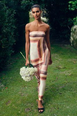 The Fleur Strapless Satin Maxi Slip Dress | Anthropologie (US)