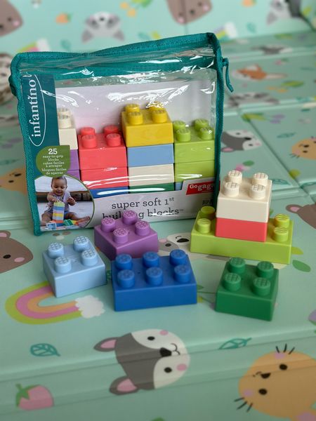12 piece colorful, soft building blocks set for baby with 3 size varieties to stack and play! 

#LTKfamily #LTKkids #LTKbaby
