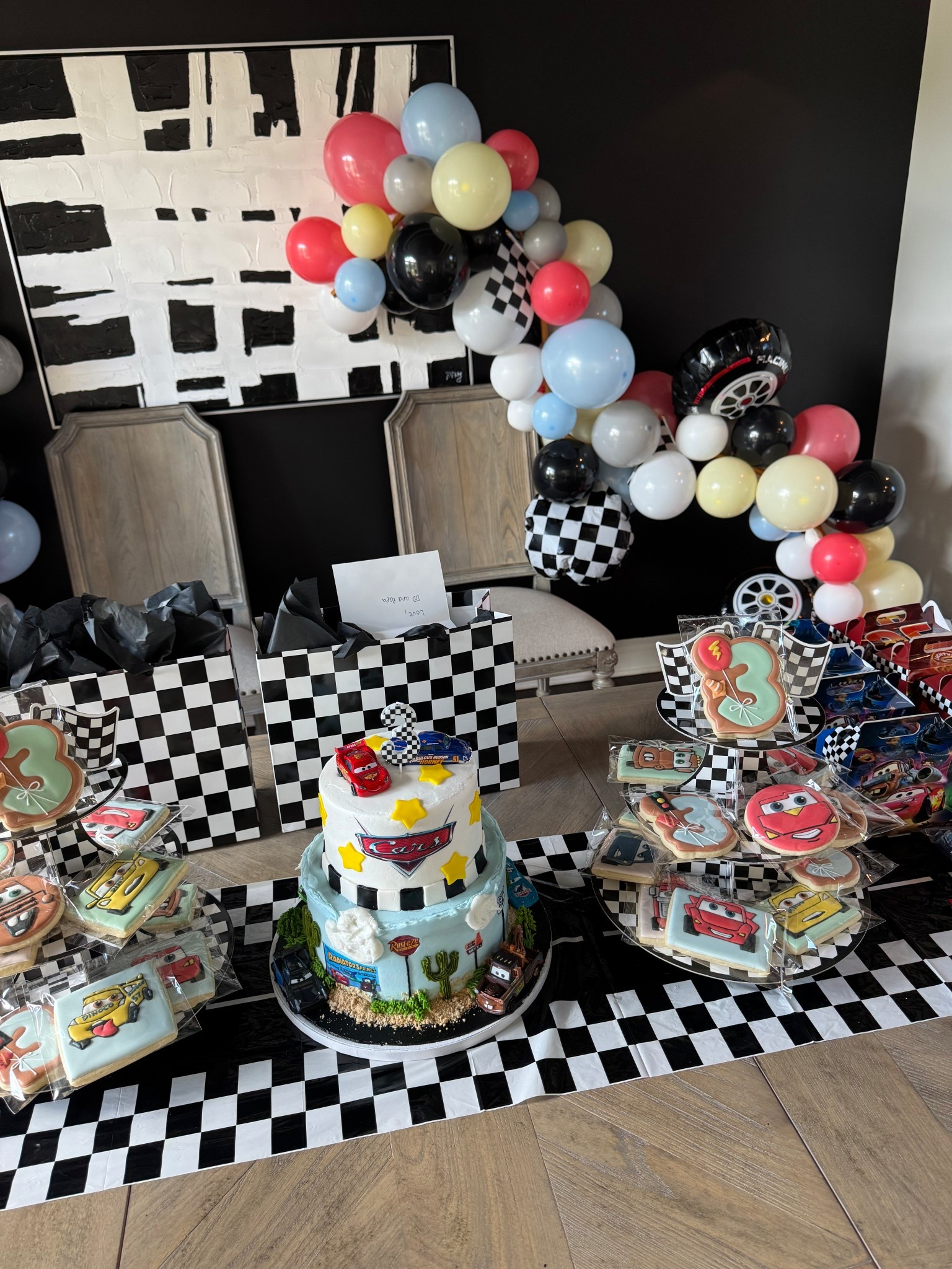 Finally sharing Scotty’s 3rd bday details for his Cars Theme party! 

Checkered birthday party. Boys birthday party. Birthday party decor. Balloon arch. Disney Cars theme party. Amazon finds. Black and white checkered race party. Race car party. Lightening McQueen birthday party. 

#LTKFamily #LTKParties