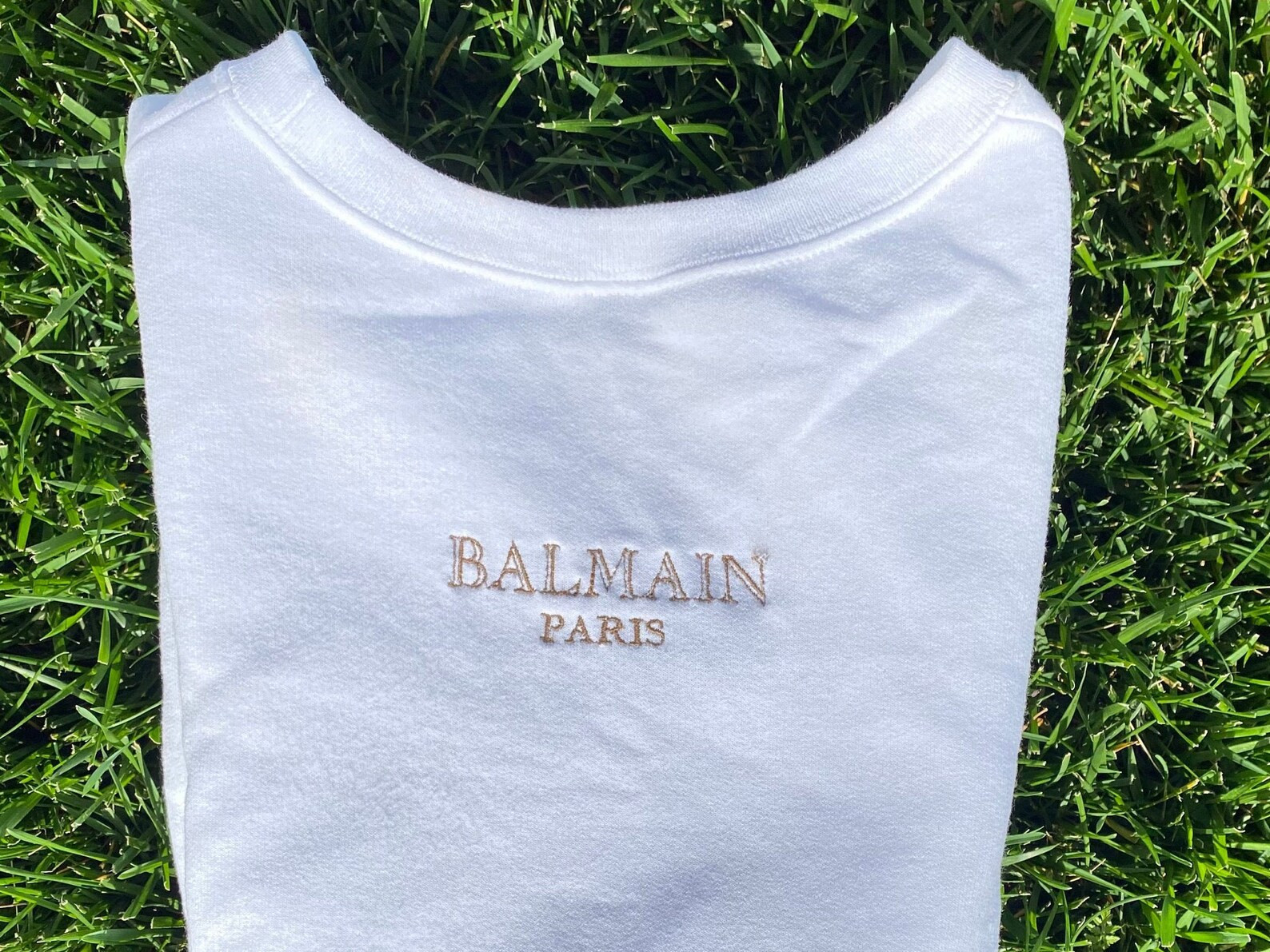 Balmain Paris Embroidered Crewneck | Etsy | Etsy (US)