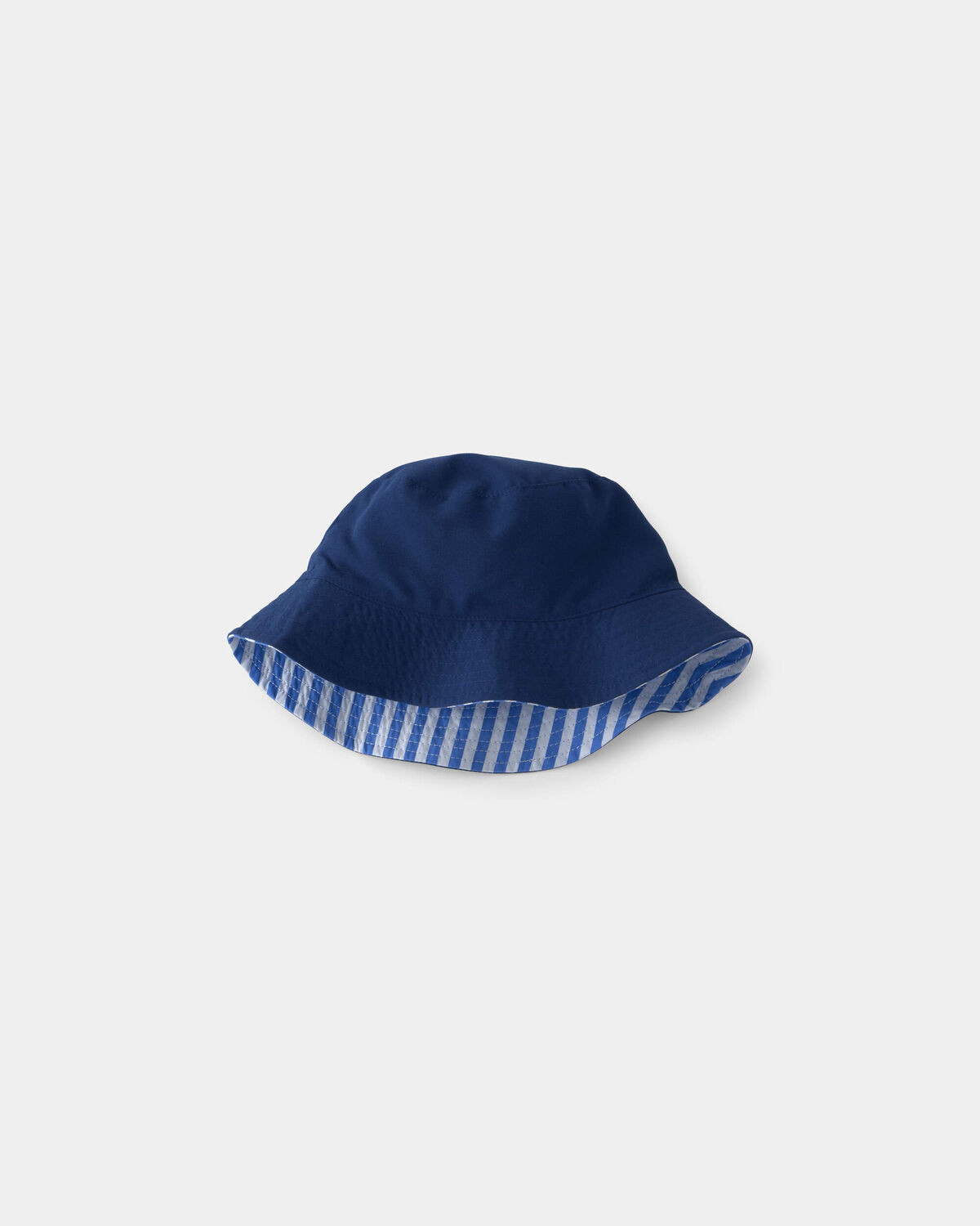 Toddler Boy Reversible Stripe Bucket Swim Hat - Blue | Carter's Inc