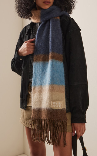 Mohair Striped Scarf | Moda Operandi (Global)