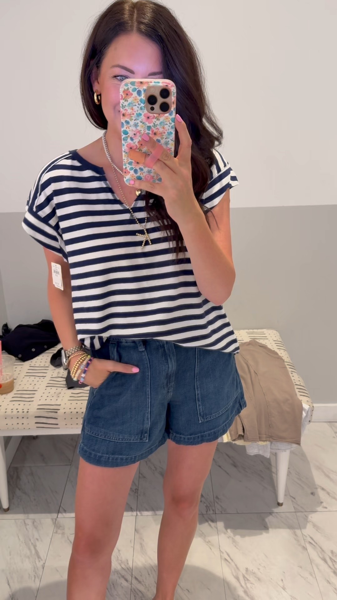 Aerie striped tee with the cute fit on sale for $19 with code: MORESUNSHINE 🙌🏼

#LTKSeasonal #LTKSaleAlert #LTKSummerEdit