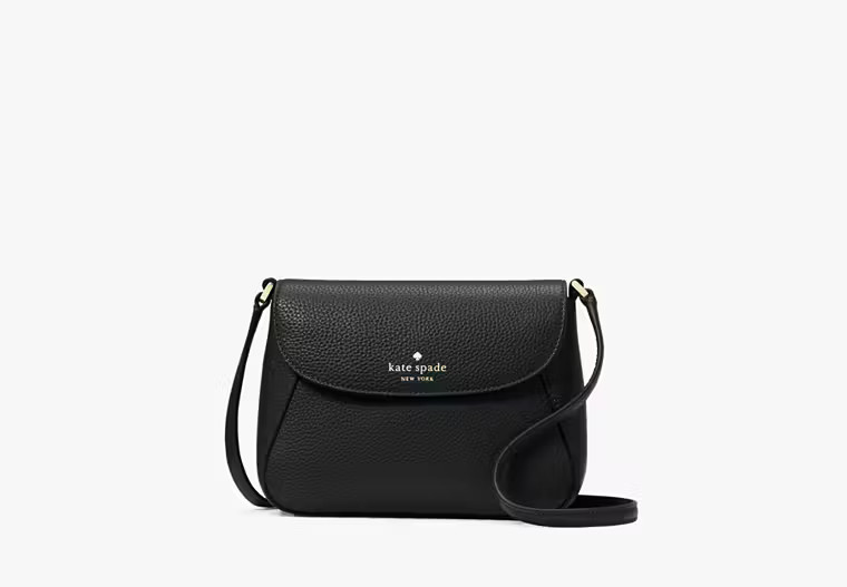 Kate Spade Monica Small Flap Crossbody, Black | Kate Spade Outlet