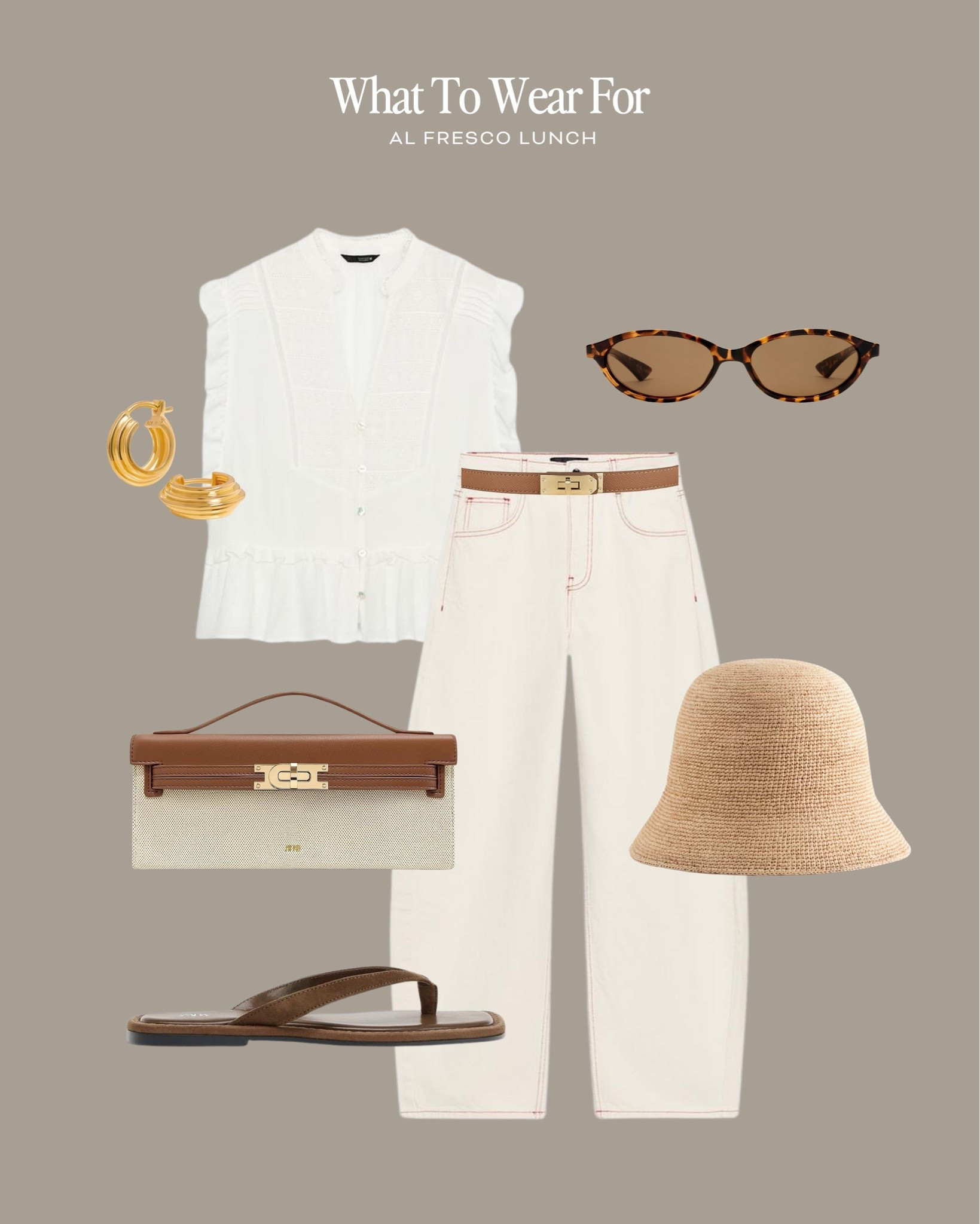 Al fresco lunch 🍝 

White outfit, summer style, white jeans, Zara outfits, straw hat

#LTKsummer