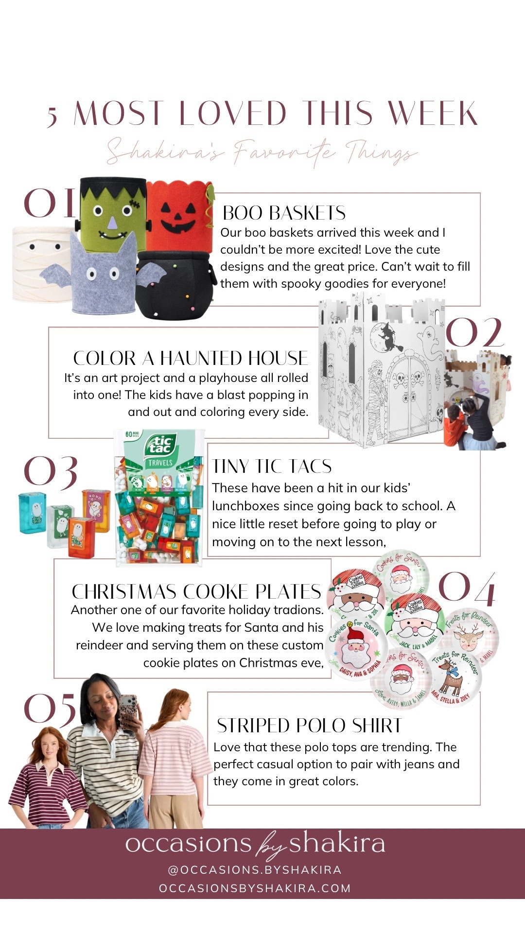 Your 5 Most Loved items on Instagram this week.

#LTKmomlife #LTKSeasonal #LTKKids