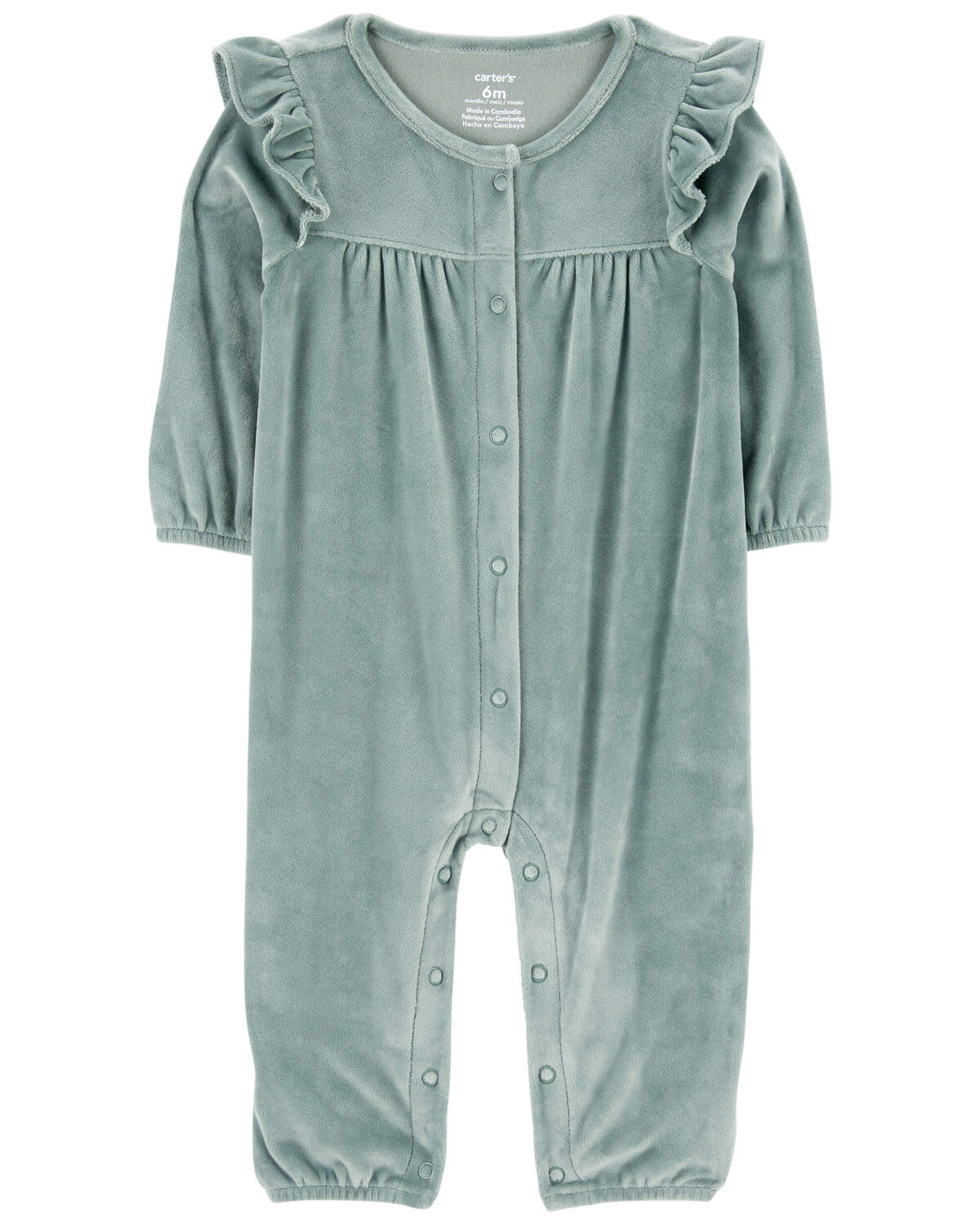 Baby Flutter Snap-Up Fuzzy Jumpsuit - Carter's | Carter's | Carter's Inc