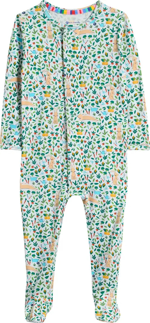 Bunny Garden Magnetic Footie | Nordstrom