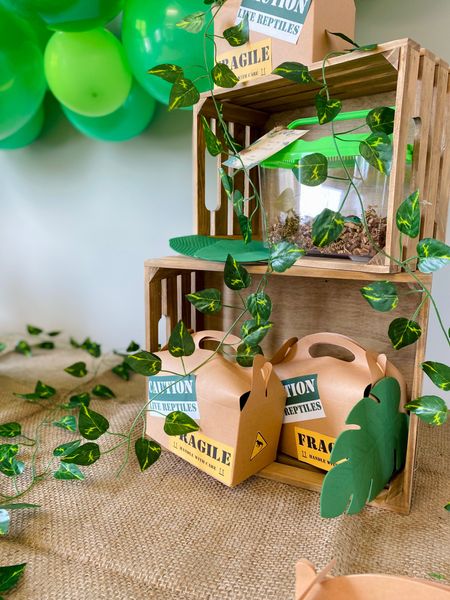 I designed the party favor labels and tags on canva but linked other decor below | jungle theme | snakes | 3rd birthday party 

#LTKkids #LTKcanada #LTKfamily