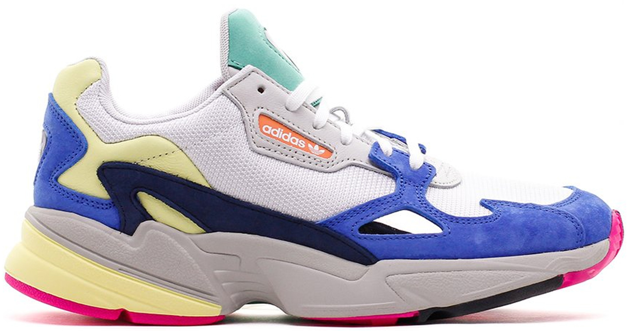 Adidas Falcon White (Women's) Sneakers in Cloud White/Blue | StockX