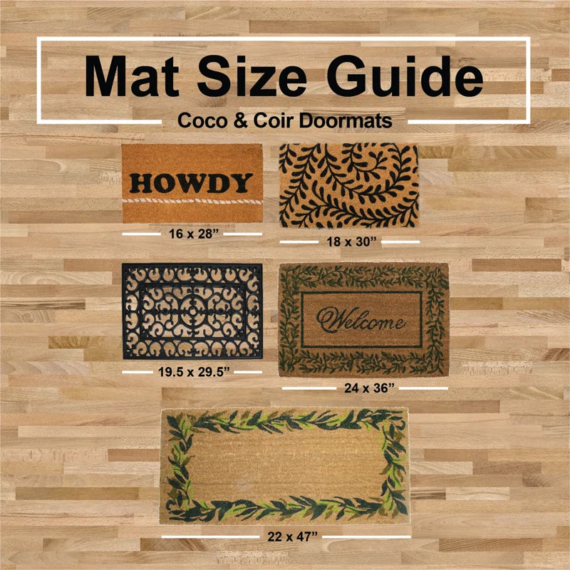 Wolsingham Check 30 in. x 18 in. Non-Slip Outdoor Door Mat | Wayfair Professional