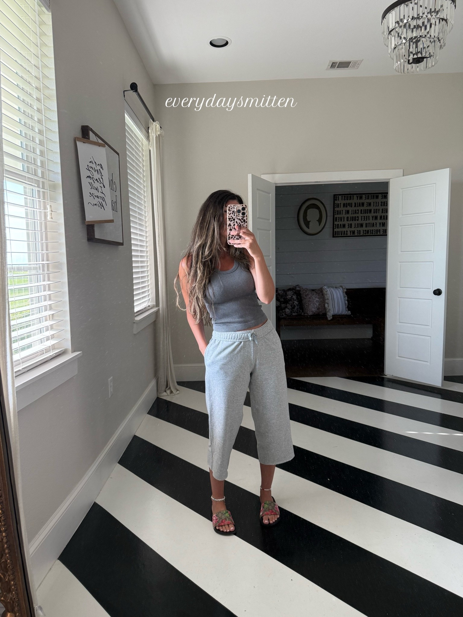 culotte sweatpant shorts DIY! I took a pair of wide leg sweat pants and cut them! 
-ribbed tank: small

culottes outfit, culottes outfit summer, culottes outfit ideas, culottes shorts outfit, culottes styling

#LTKOver40 #LTKootd #LTKmomlife
