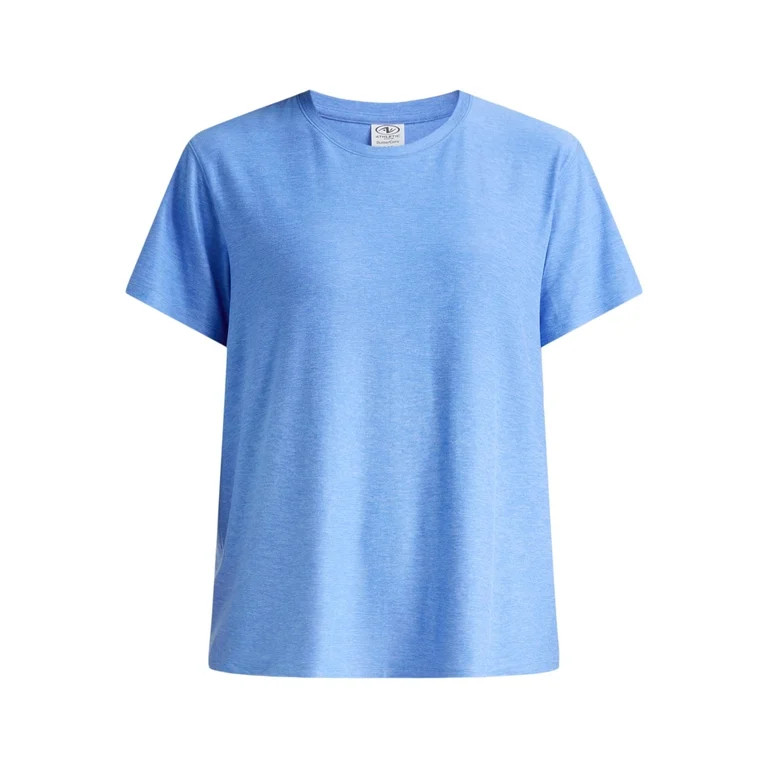 Athletic Works Women's and Women's Plus ButterCore Tee with Short Sleeves, Sizes XS-4X | Walmart (US)