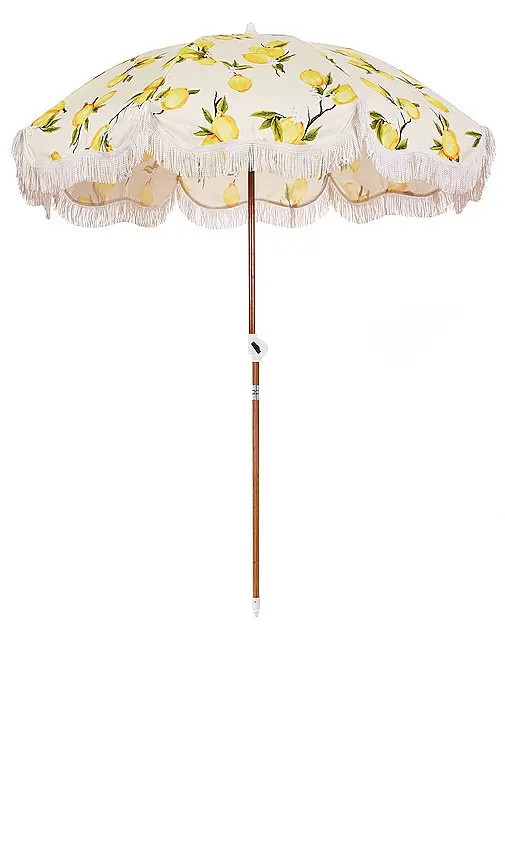Holiday Beach Umbrella in Vintage Lemons | Revolve Clothing (Global)