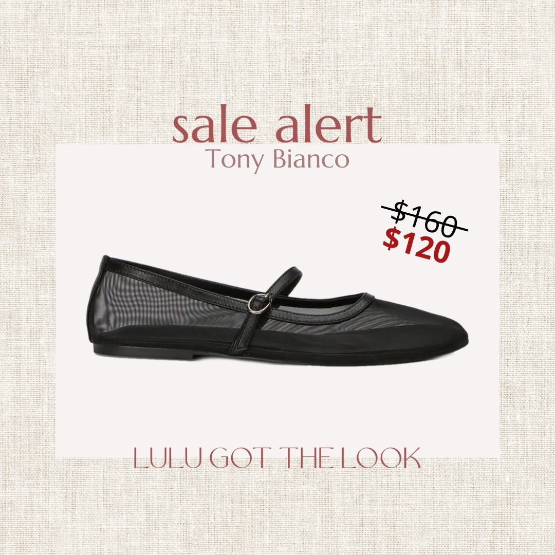 Sale alert: Tony Bianco mesh ballet flats

#LTKstyletip #LTKshoecrush #LTKsalealert