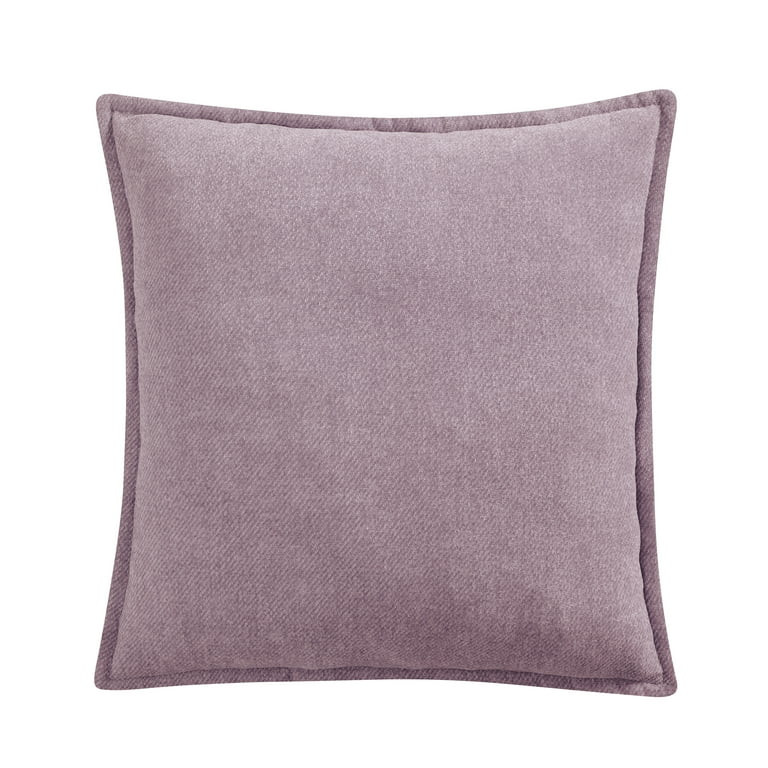 Mainstays 22" x 22" Violet Oversized Chenille Decorative Pillow | Walmart (US)