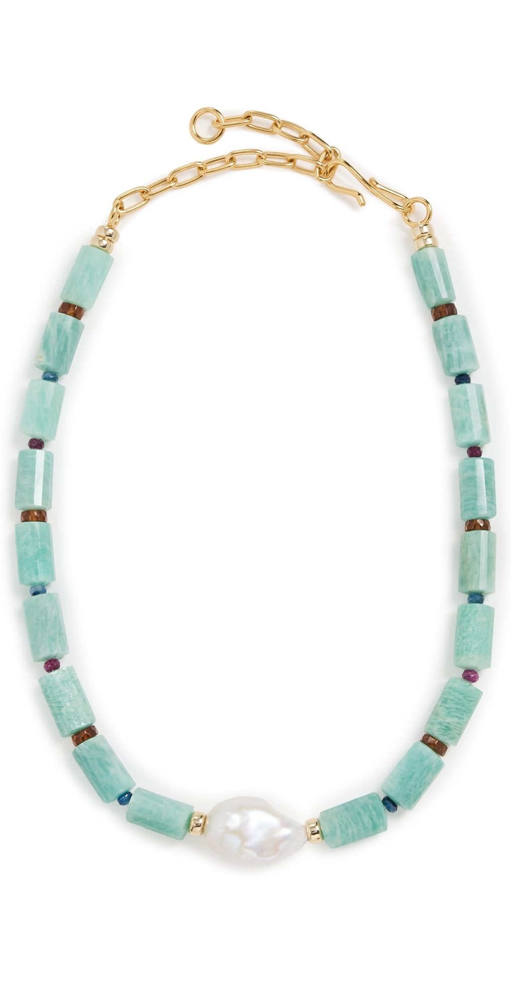 Lizzie Fortunato Curio Necklace In Amazonite Blue One Size | Shopbop