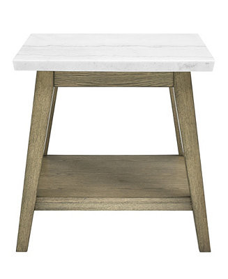 Mabell 24" Wood End Table | Macy's
