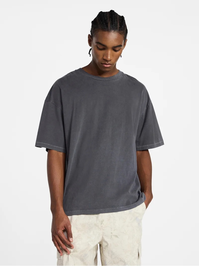 No Boundaries Oversized Tee with Short Sleeves, Men's and Big Men's XS-5XL | Walmart (US)