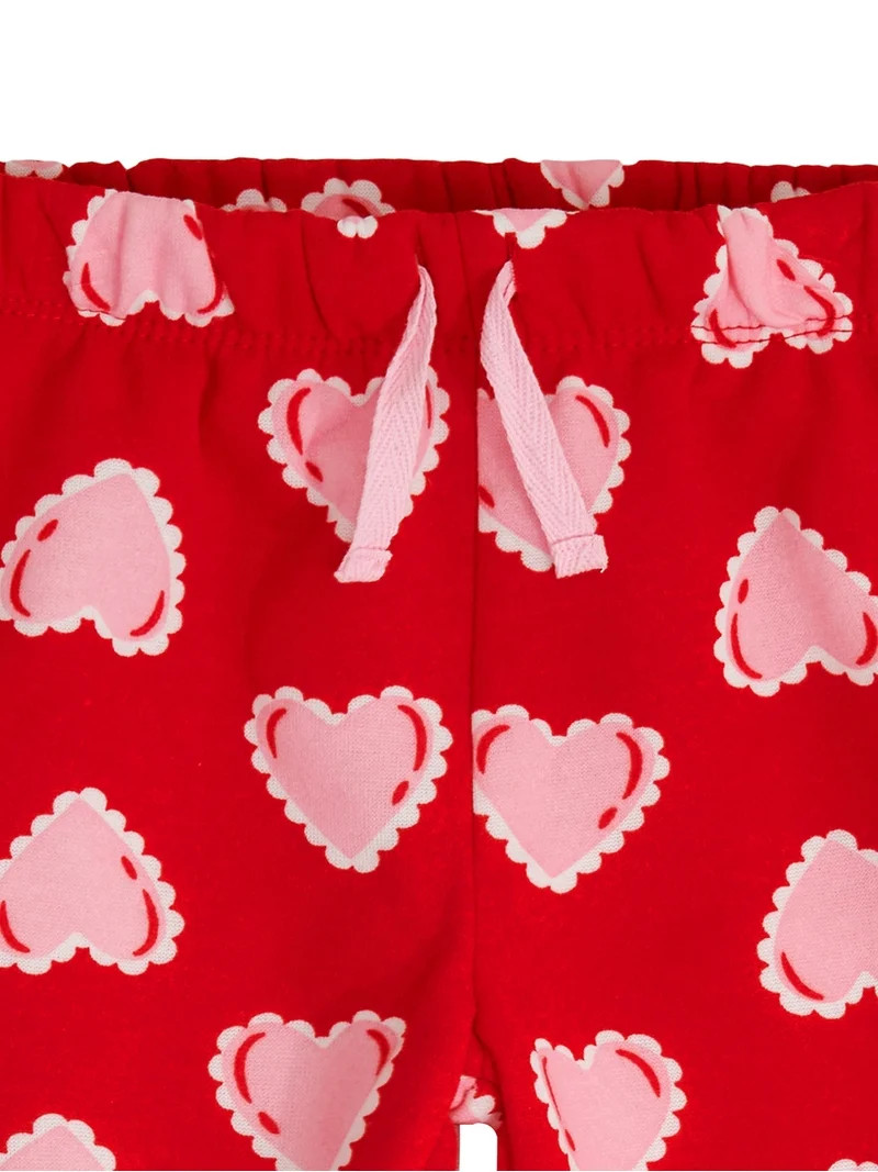 Way to celebrate Girls Vday Jogger Sets, Sizes 12M-5T | Walmart (US)
